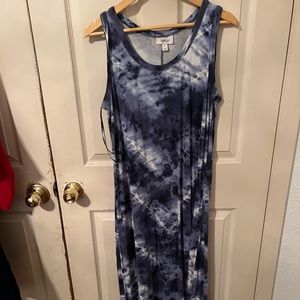 Tie dyed maxi dress